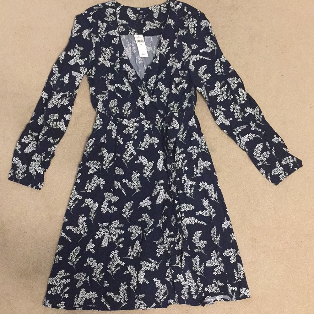 Blue and white Gap dress